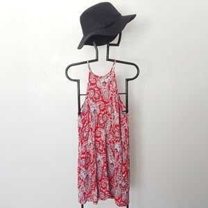 AEO Paisley Boho Mini Halter Dress Summer Sm